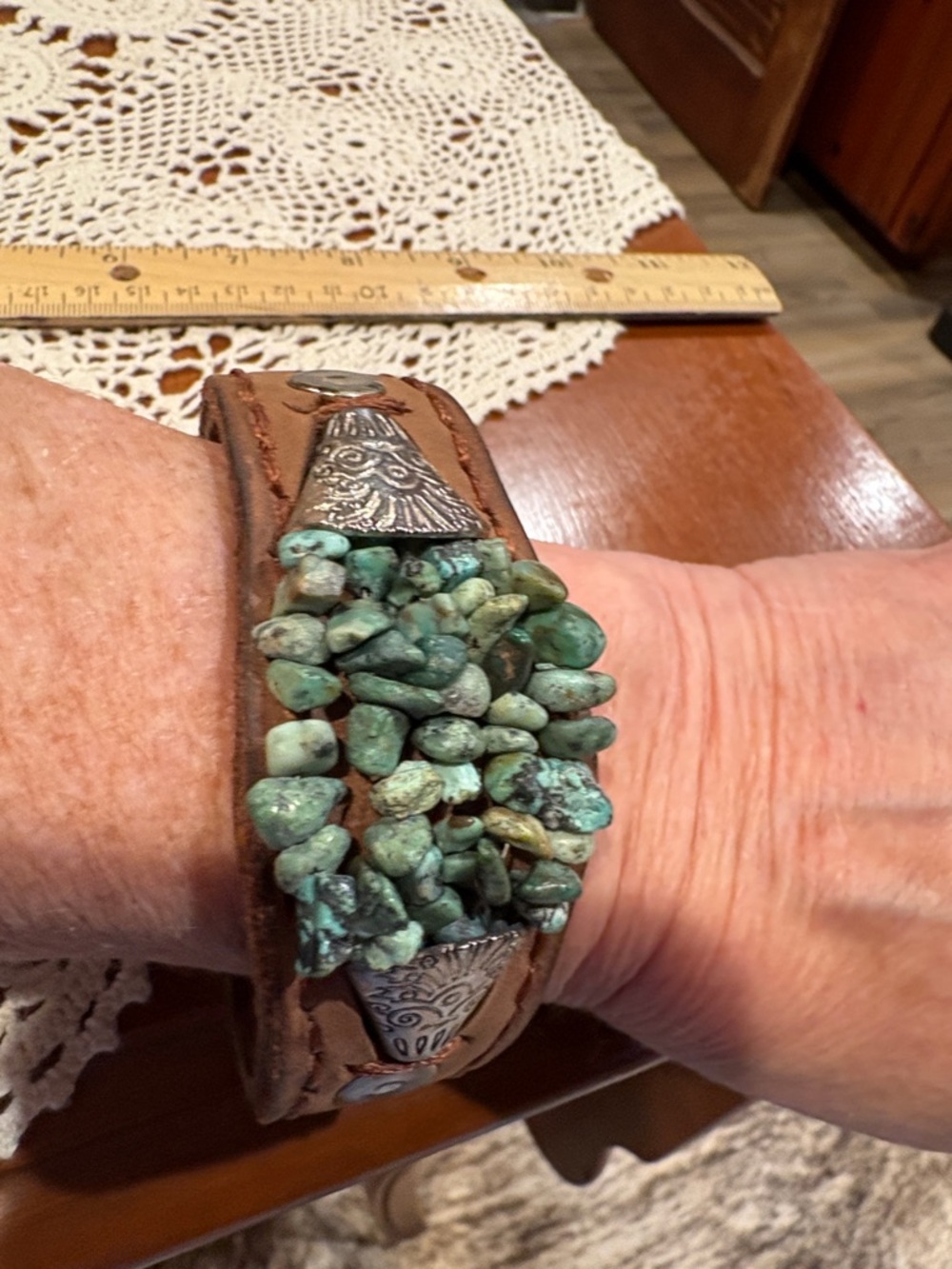 leather BoHo bracelet